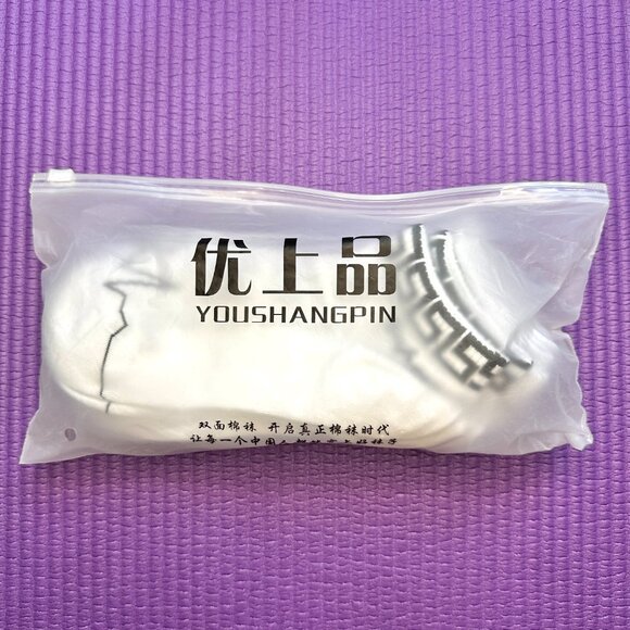 New Men's 5 Pairs Low Cut White Socks 70% Cotton Shoe 6-12 w Zip Gift Bag Sport - Picture 2 of 8